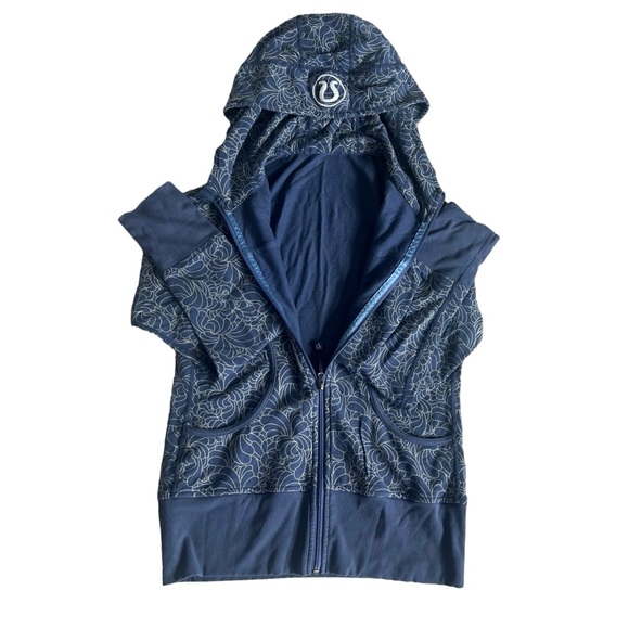 Lululemon Floral Zip Up Jacket Lightweight Size S - Picture 2 of 5